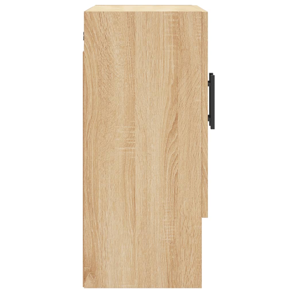 Wall Cabinet Sonoma Oak 60x31x70 cm Wood Material