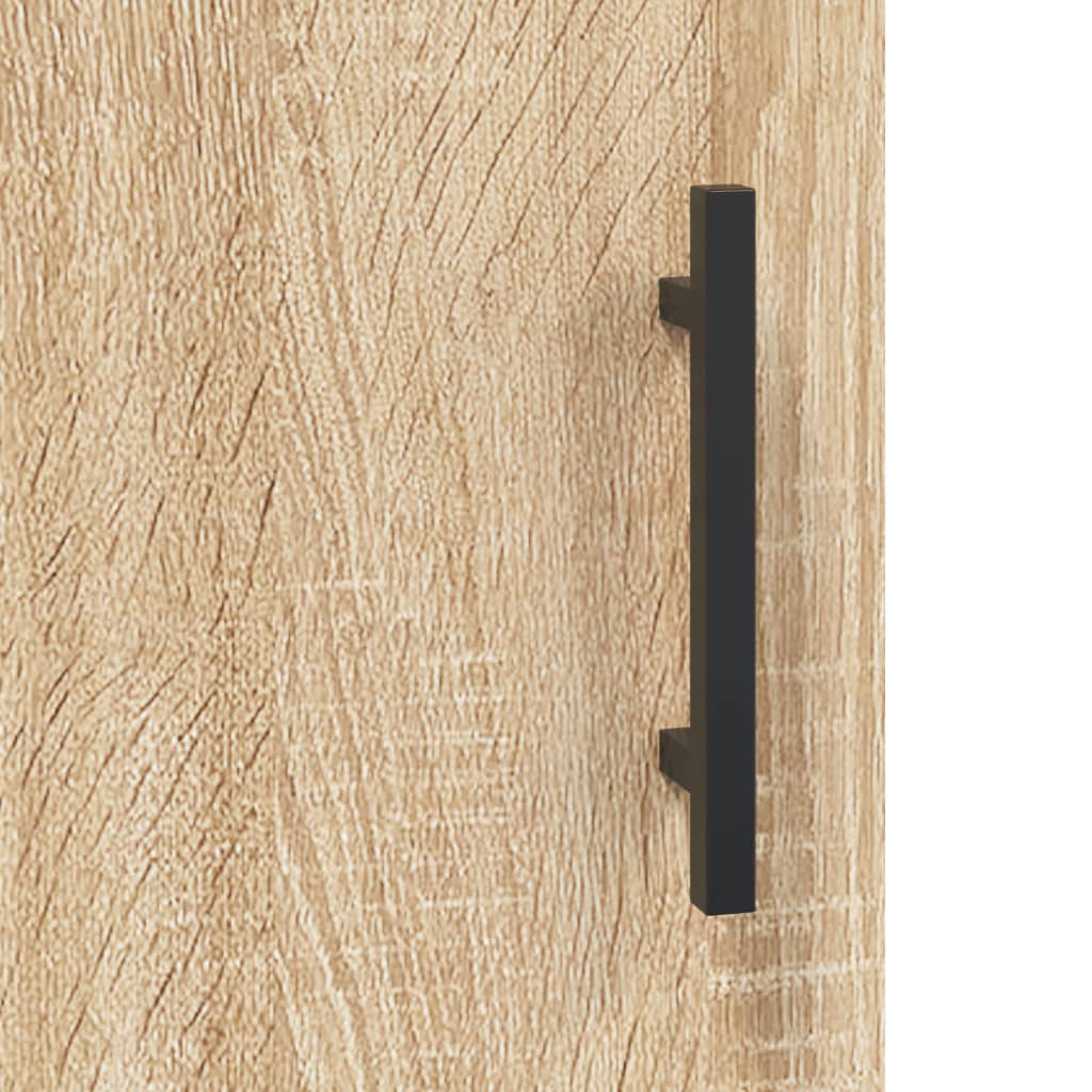 Wall Cabinet Sonoma Oak 60x31x70 cm Wood Material