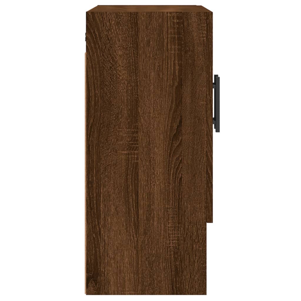 Wandschrank Braun Eichen-Optik 60x31x70 cm Holzwerkstoff