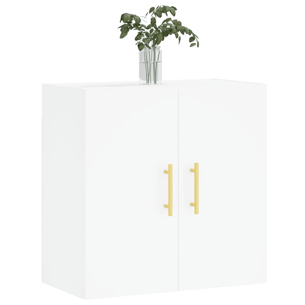 Wall Cabinet White 60x31x60 cm Wood Material