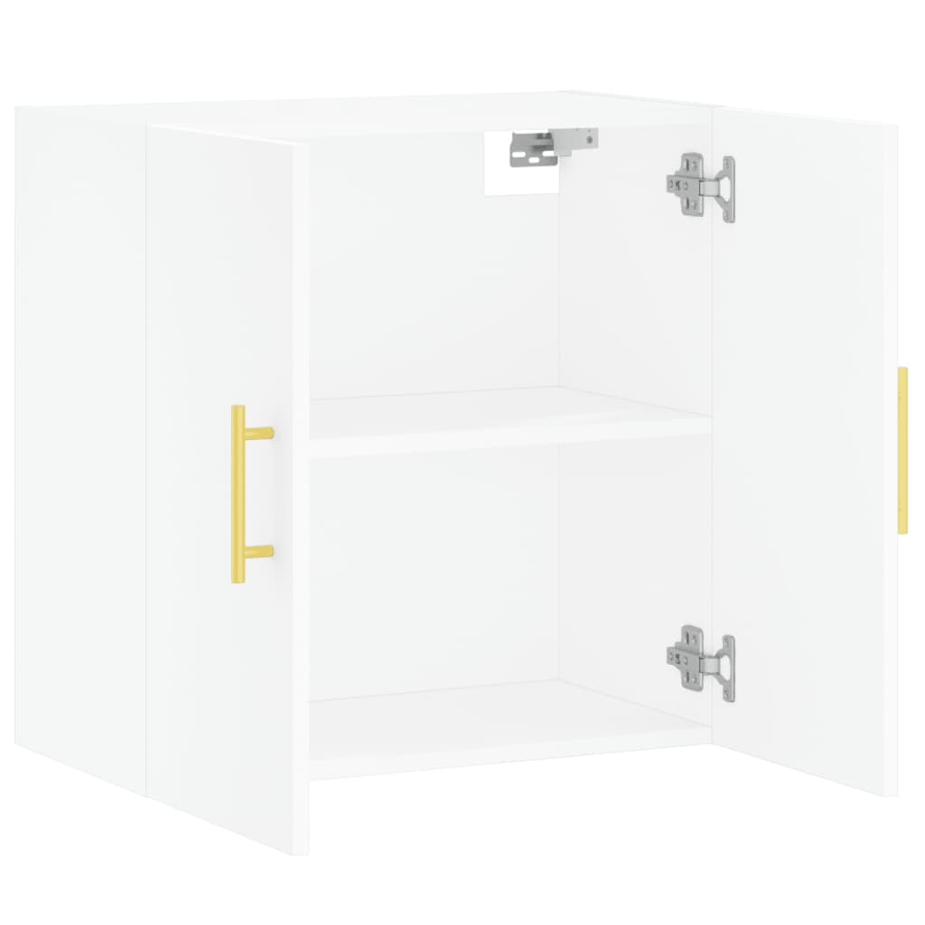 Wall Cabinet White 60x31x60 cm Wood Material