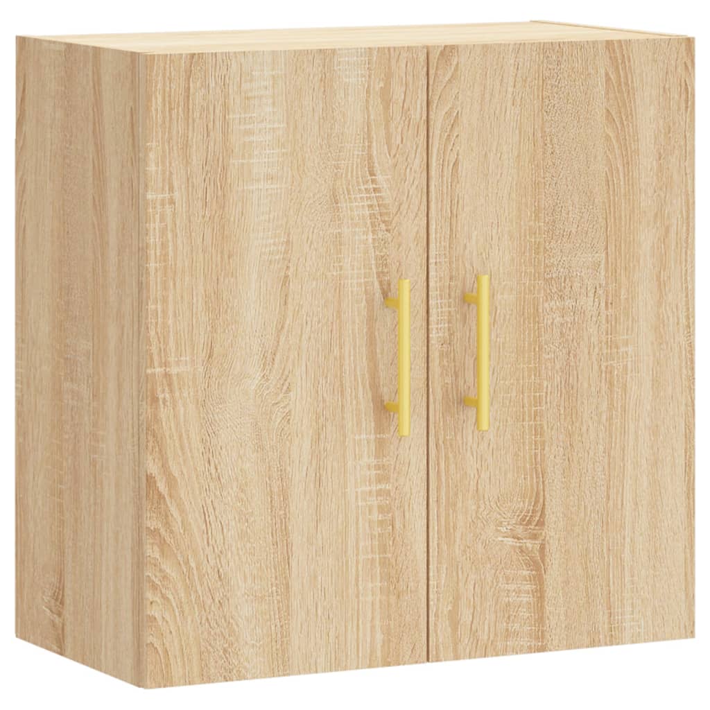 Wall Cabinet Sonoma Oak 60x31x60 cm Wood Material