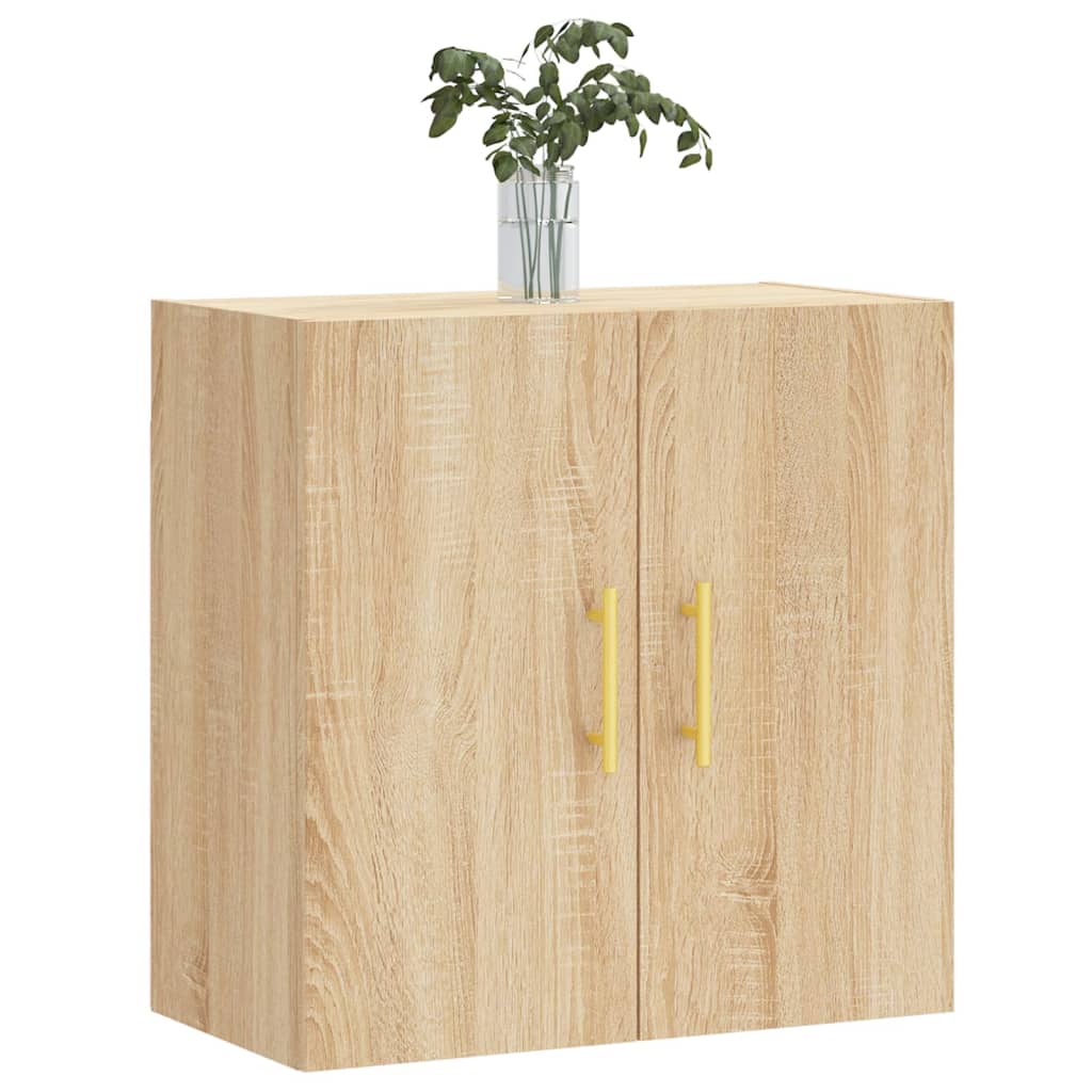 Wall Cabinet Sonoma Oak 60x31x60 cm Wood Material