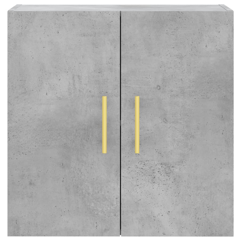 Wall Cabinet Concrete Grey 60x31x60 cm Wood Material