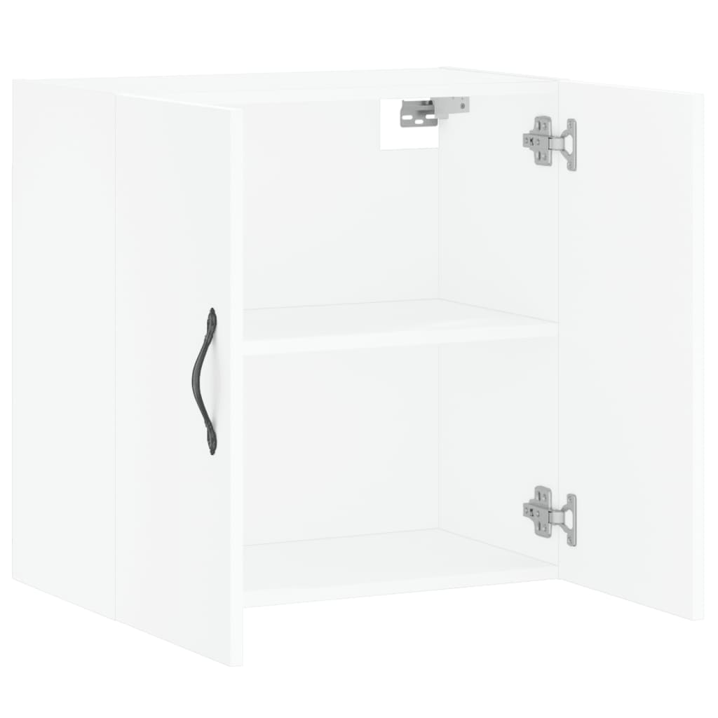 Wall Cabinet White 60x31x60 cm Wood Material