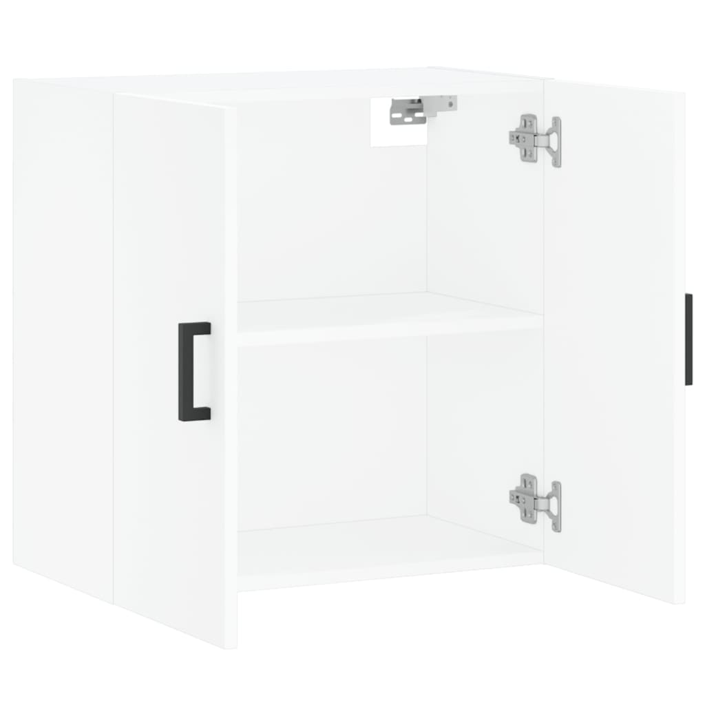 Wall Cabinet White 60x31x60 cm Wood Material