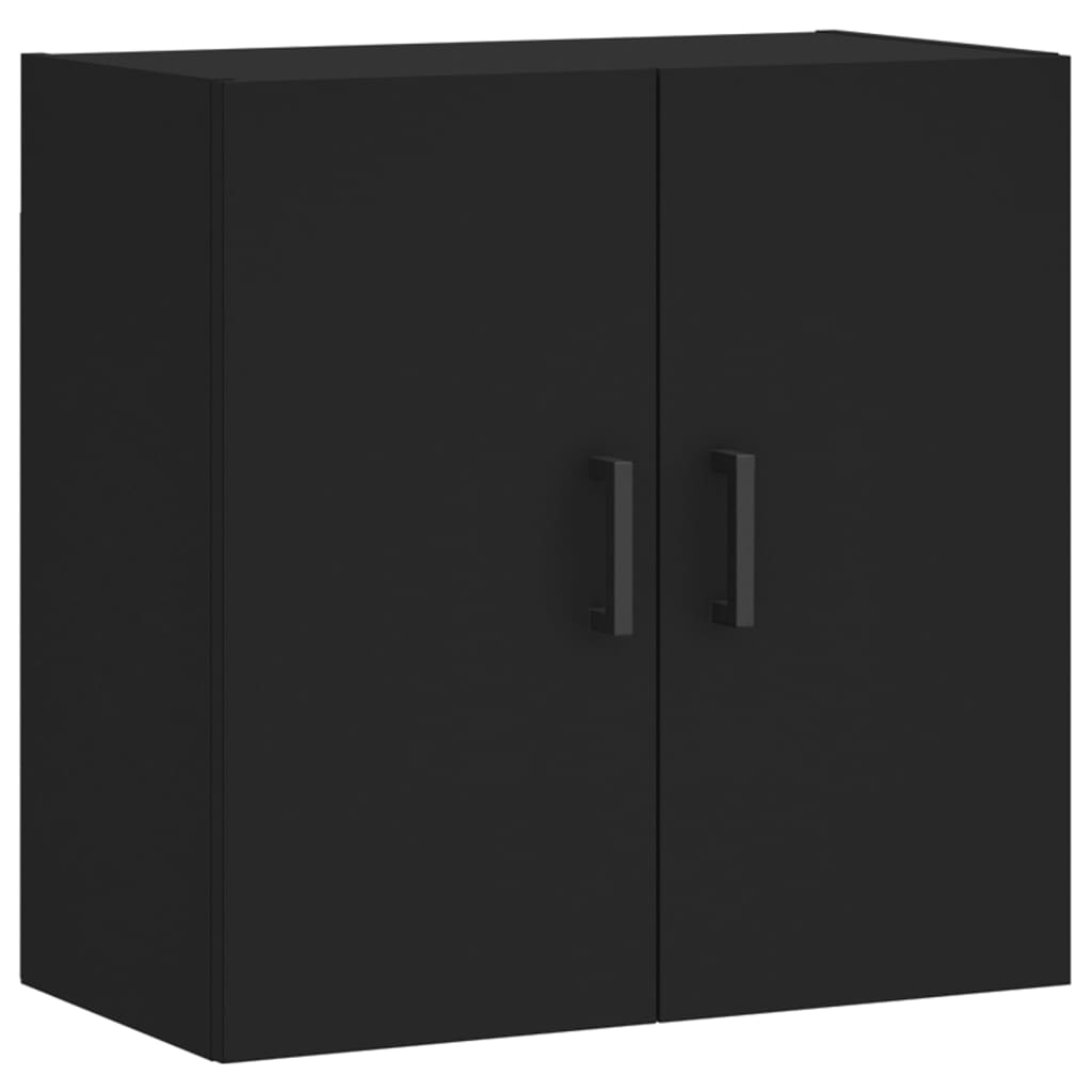 Wall Cabinet Black 60x31x60 cm Wood Material