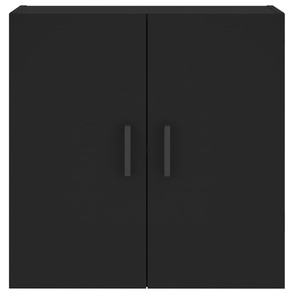 Wall Cabinet Black 60x31x60 cm Wood Material