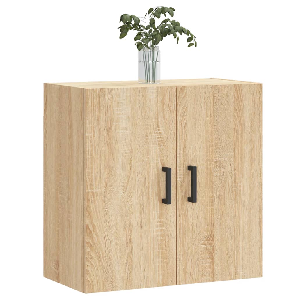 Wall Cabinet Sonoma Oak 60x31x60 cm Wood Material