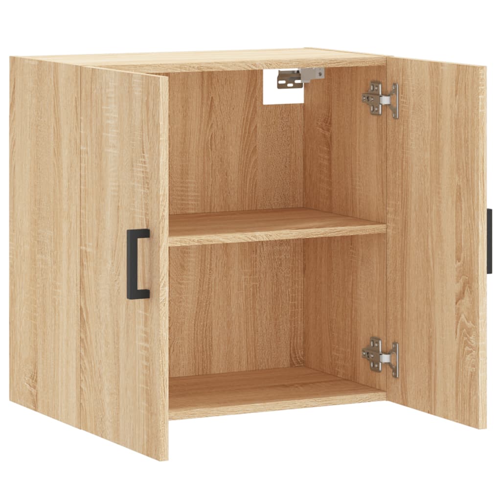 Wall Cabinet Sonoma Oak 60x31x60 cm Wood Material