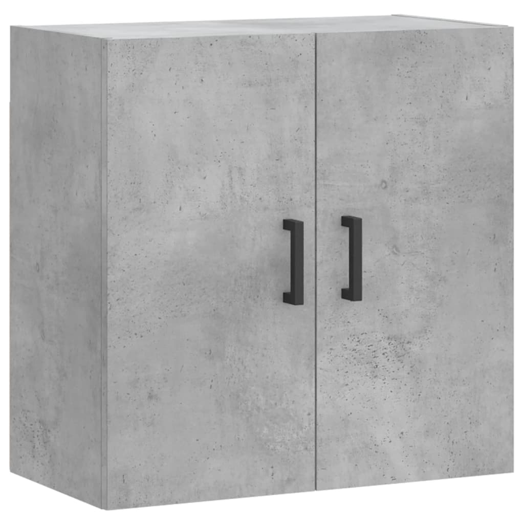 Wall Cabinet Concrete Grey 60x31x60 cm Wood Material