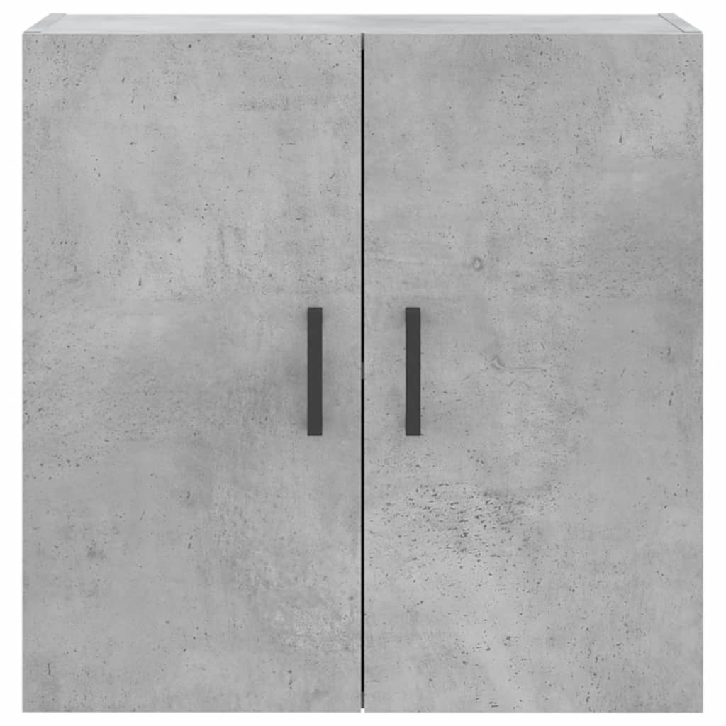 Wall Cabinet Concrete Grey 60x31x60 cm Wood Material