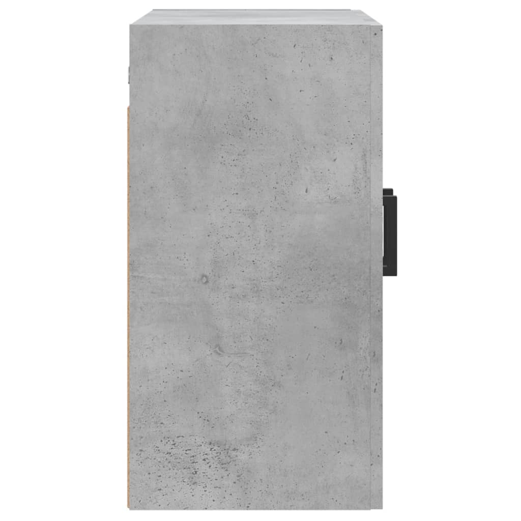 Wall Cabinet Concrete Grey 60x31x60 cm Wood Material