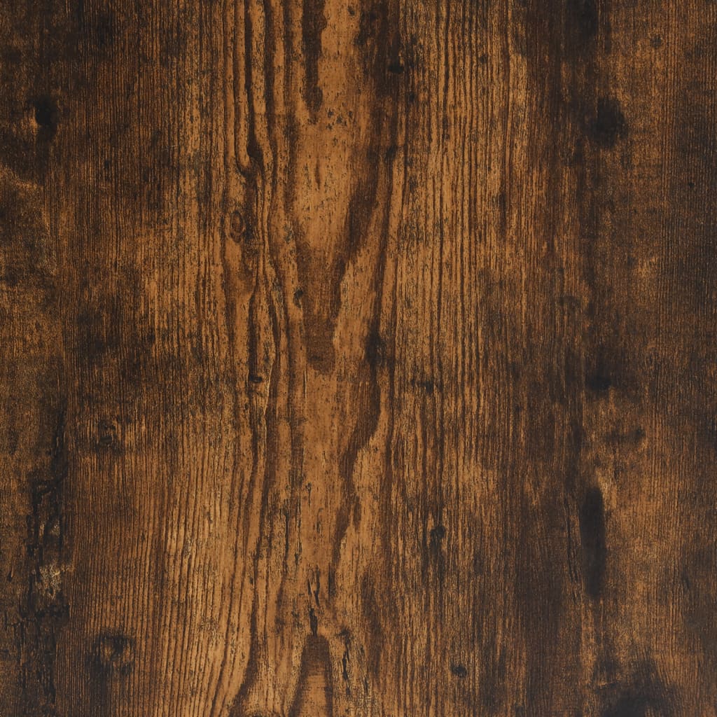 Wall Cabinet Smoked Oak 60x31x60 cm Wood Material