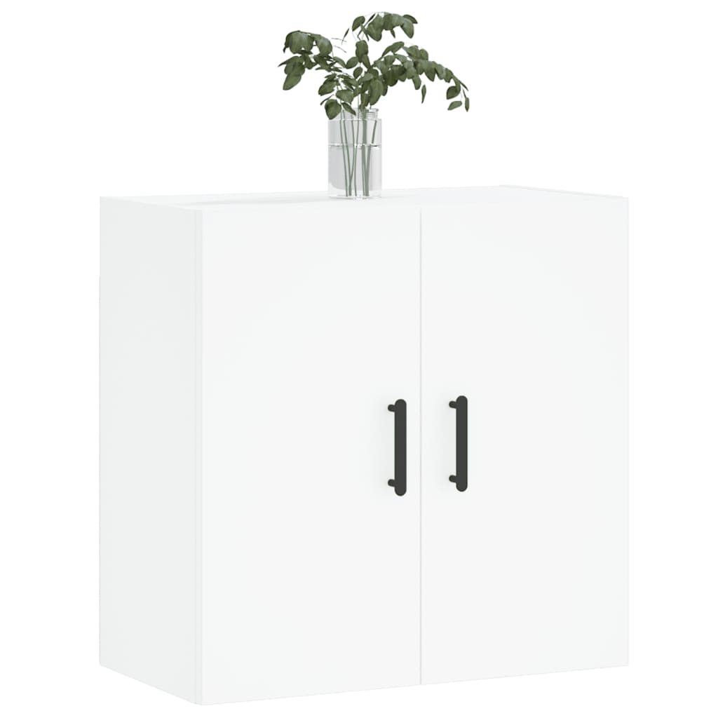 Wall Cabinet White 60x31x60 cm Wood Material