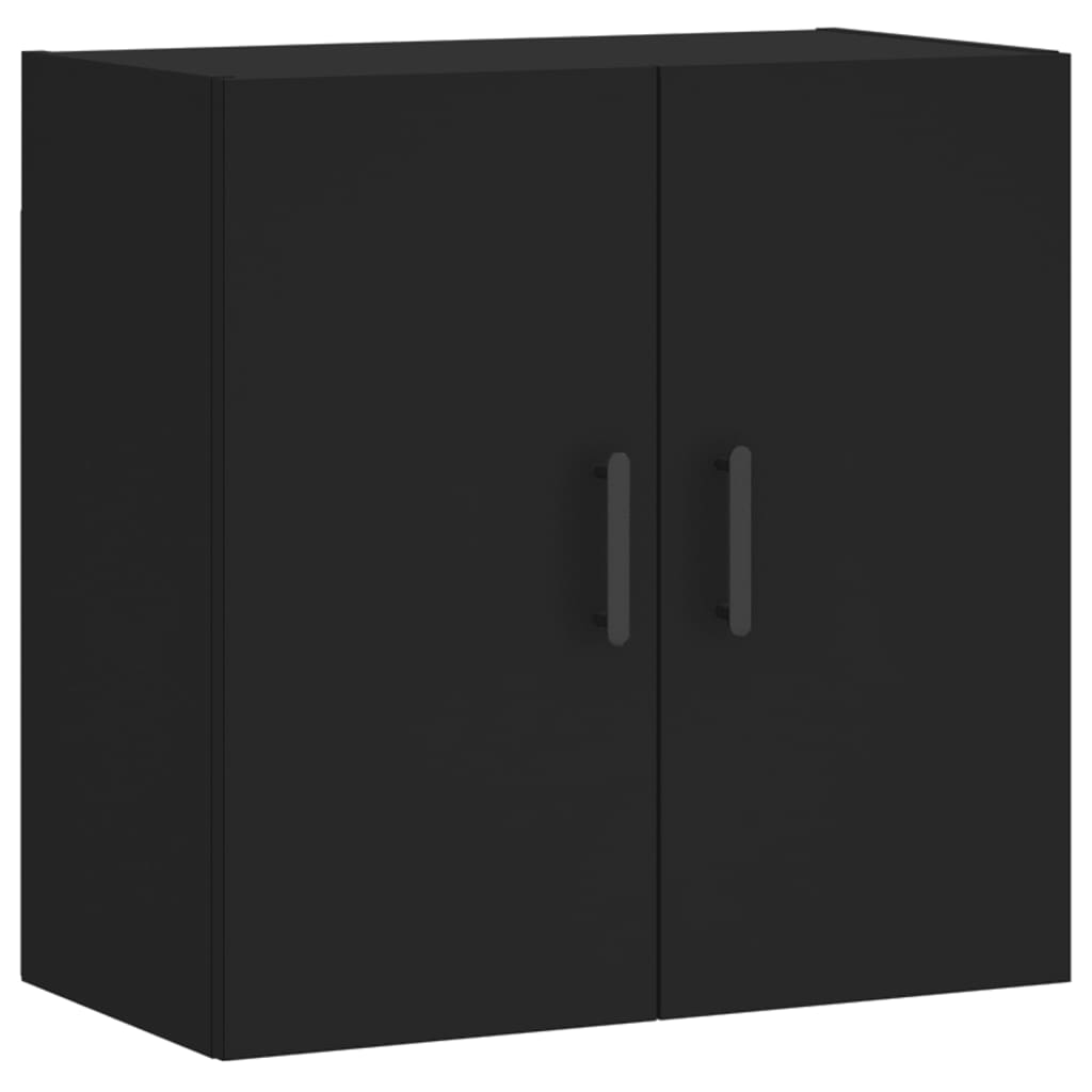 Wall Cabinet Black 60x31x60 cm Wood Material