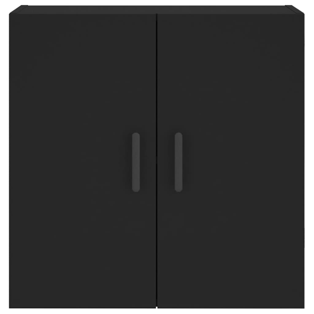 Wall Cabinet Black 60x31x60 cm Wood Material