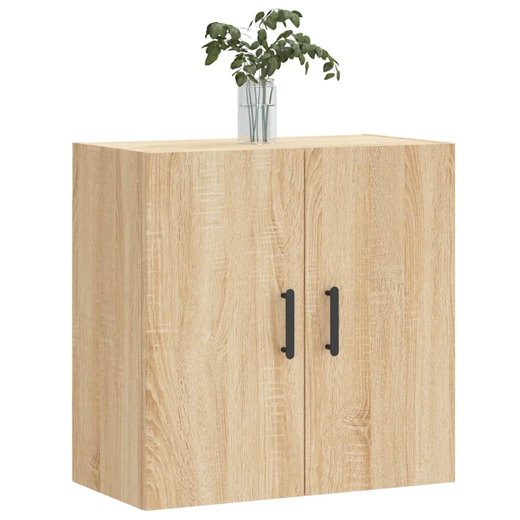 Wall Cabinet Sonoma Oak 60x31x60 cm Wood Material