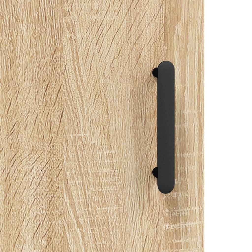 Wall Cabinet Sonoma Oak 60x31x60 cm Wood Material