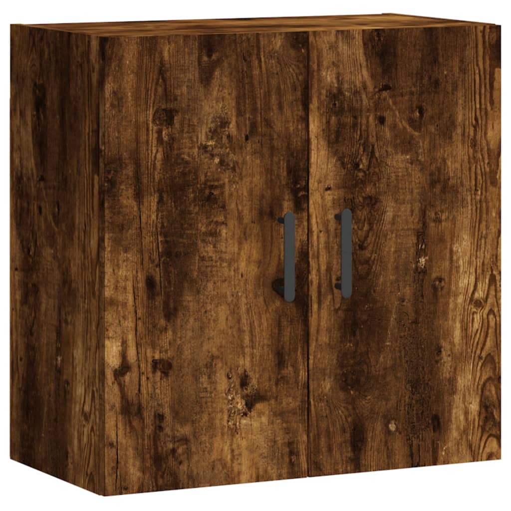 Wall Cabinet Smoked Oak 60x31x60 cm Wood Material