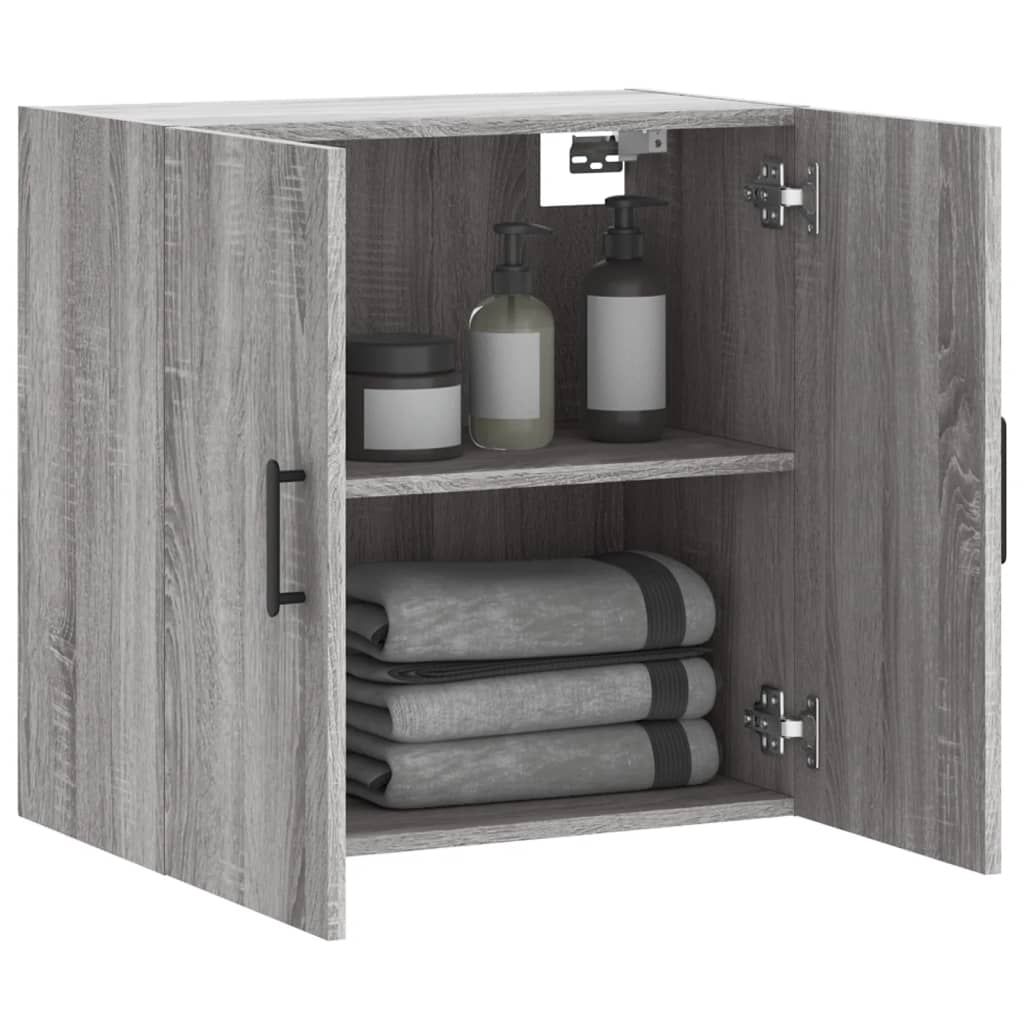 Wandschrank Grau Sonoma 60x31x60 cm Holzwerkstoff