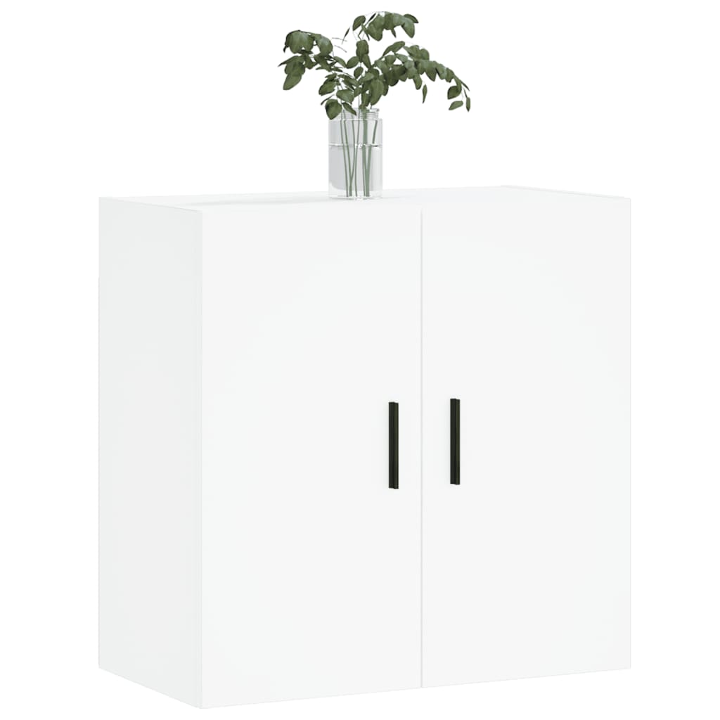 Wall Cabinet White 60x31x60 cm Wood Material