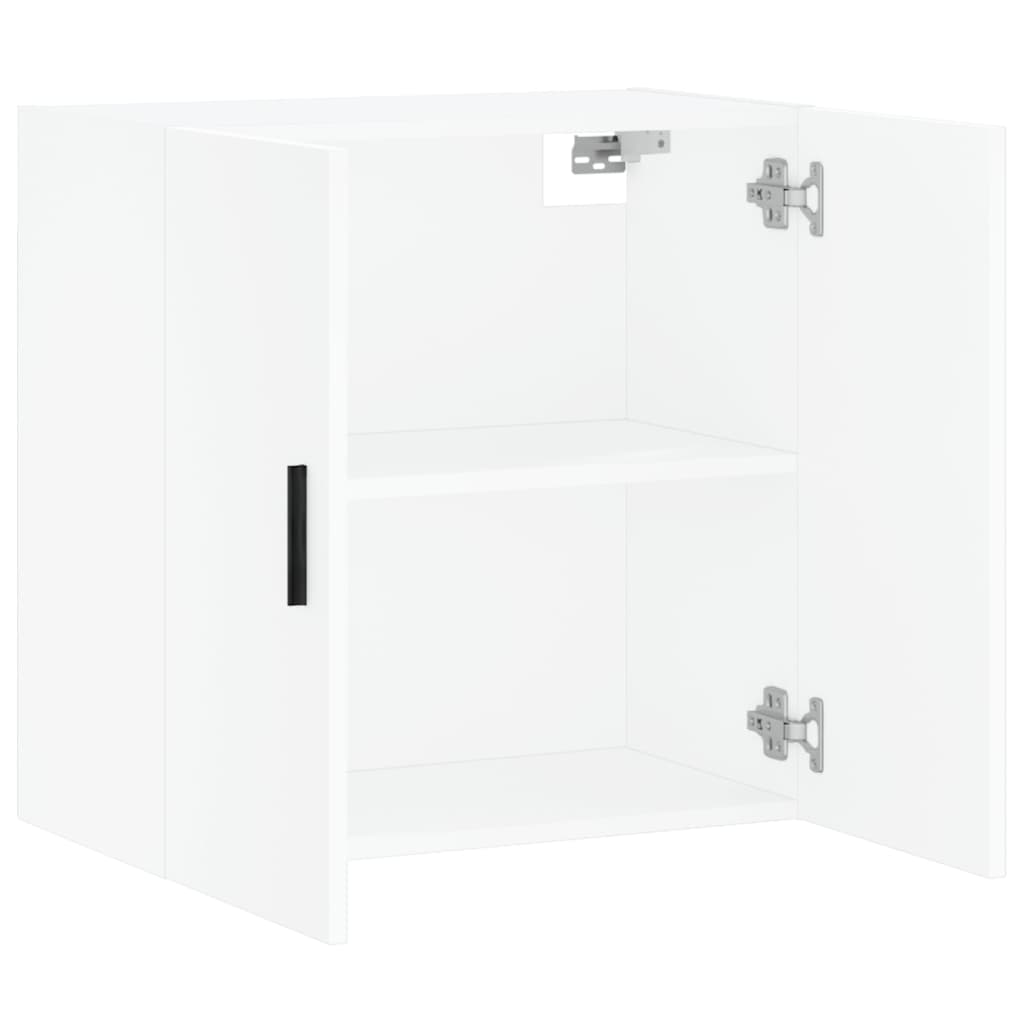 Wall Cabinet White 60x31x60 cm Wood Material