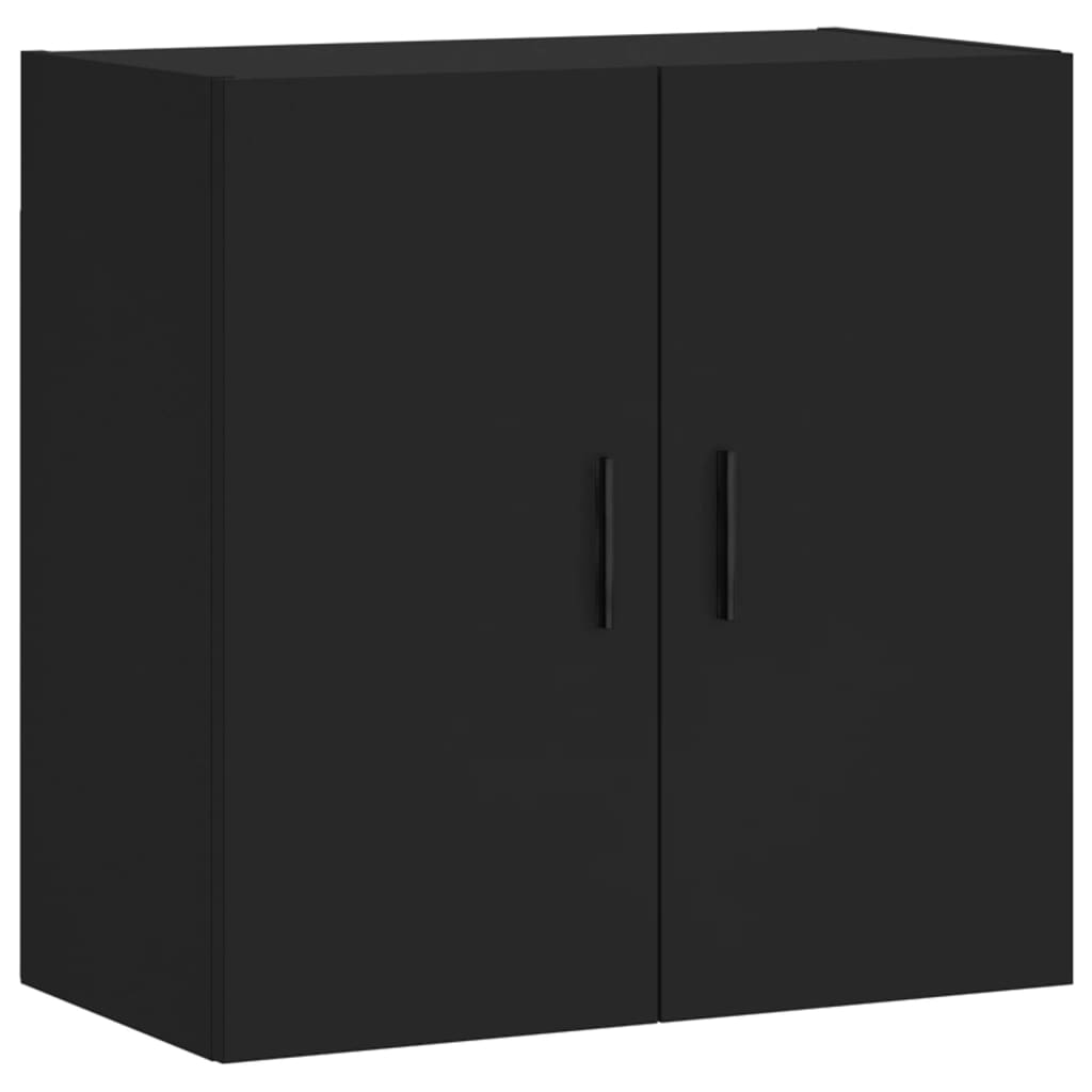 Wall Cabinet Black 60x31x60 cm Wood Material