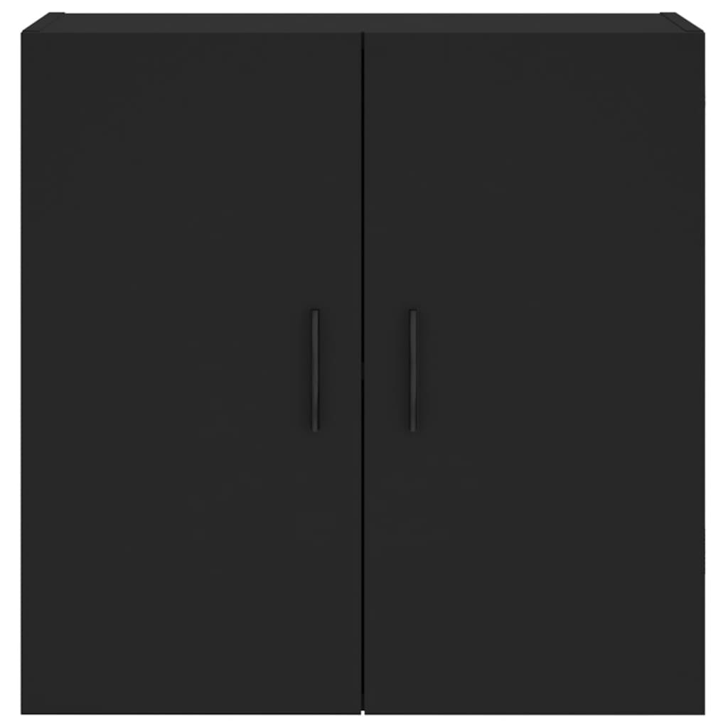 Wall Cabinet Black 60x31x60 cm Wood Material