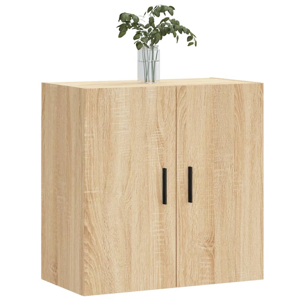 Wall Cabinet Sonoma Oak 60x31x60 cm Wood Material