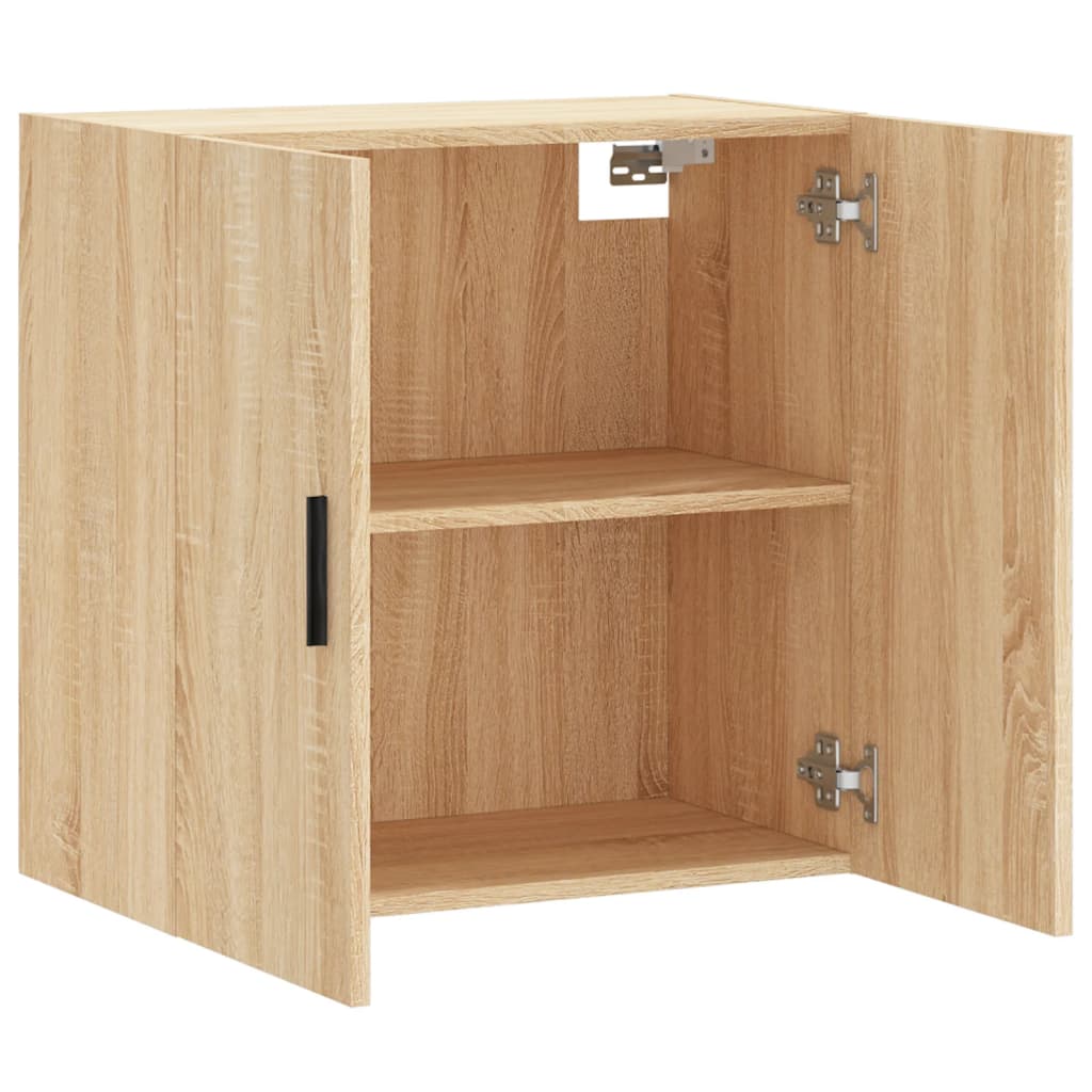 Wall Cabinet Sonoma Oak 60x31x60 cm Wood Material