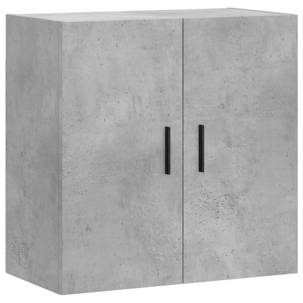 Wall Cabinet Concrete Grey 60x31x60 cm Wood Material