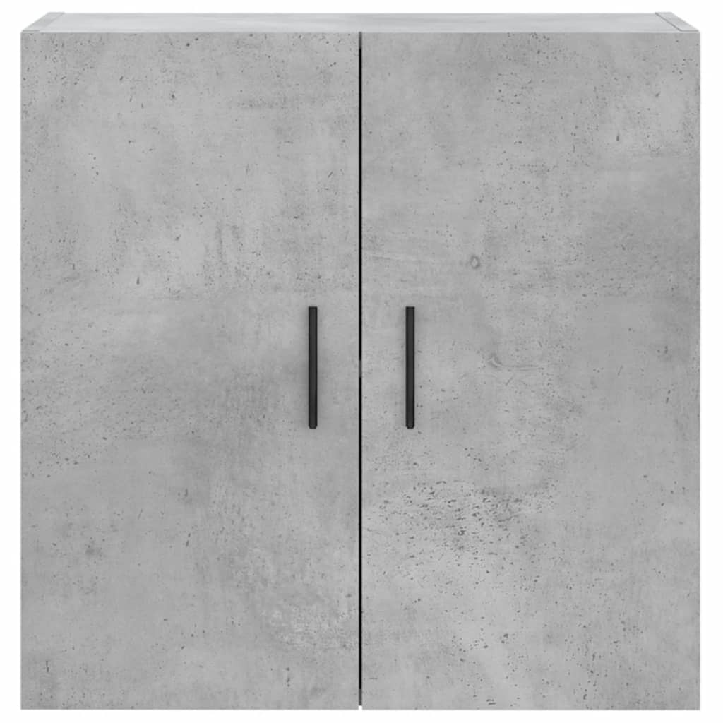 Wall Cabinet Concrete Grey 60x31x60 cm Wood Material