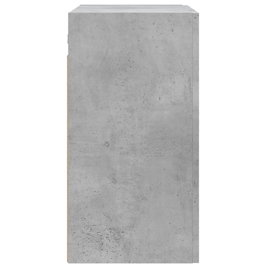 Wall Cabinet Concrete Grey 60x31x60 cm Wood Material