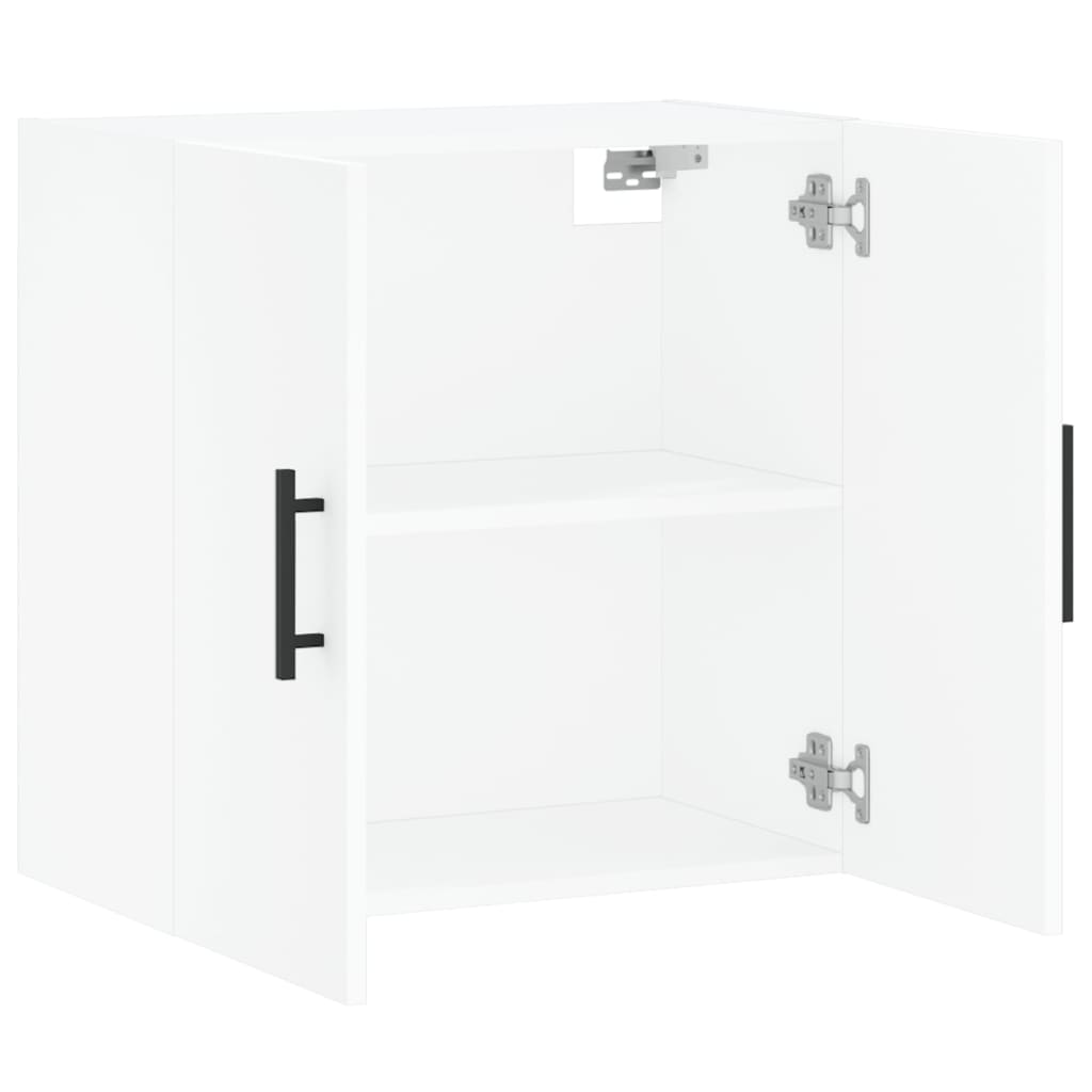 Wall Cabinet White 60x31x60 cm Wood Material