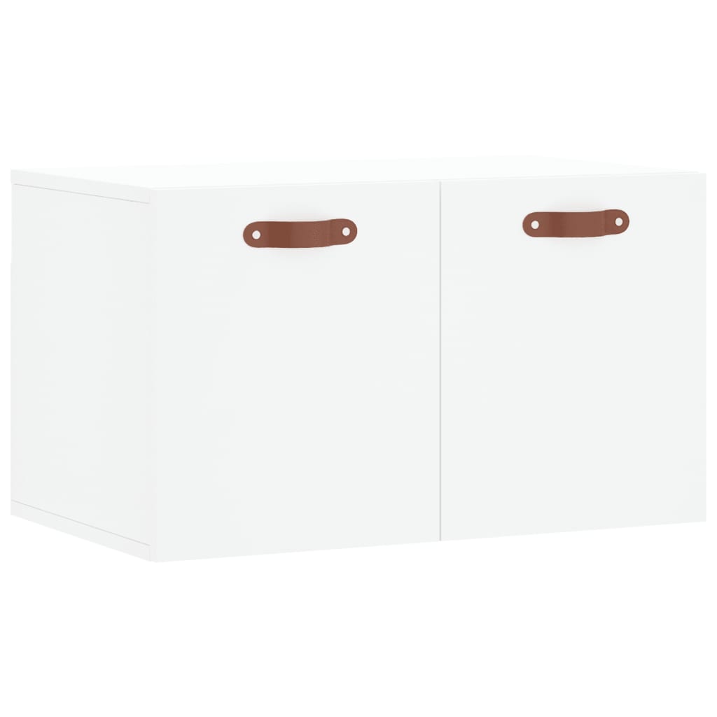 Wall Cabinet White 60x36.5x35 cm Wood Material