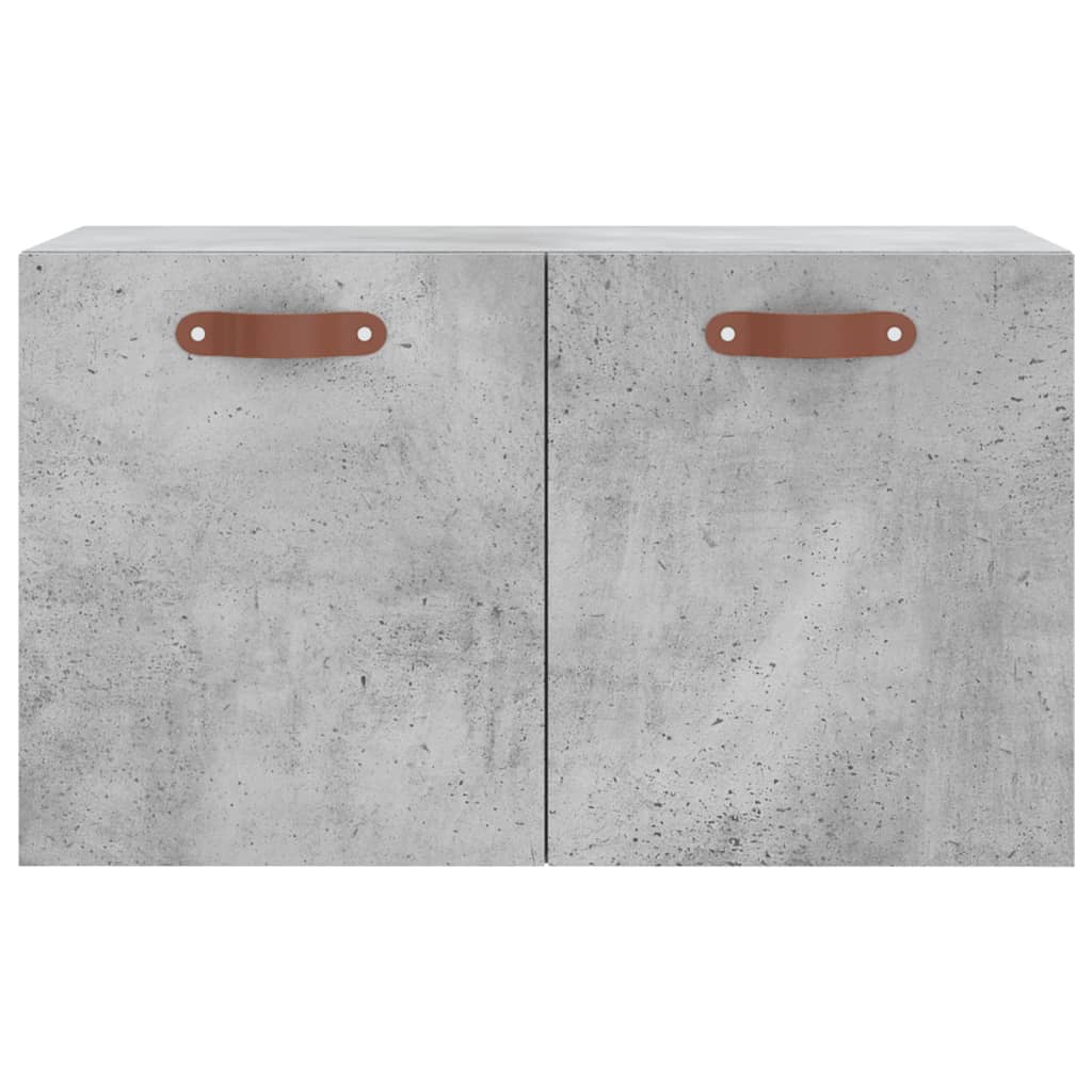 Wall Cabinet Concrete Grey 60x36.5x35 cm Wood Material