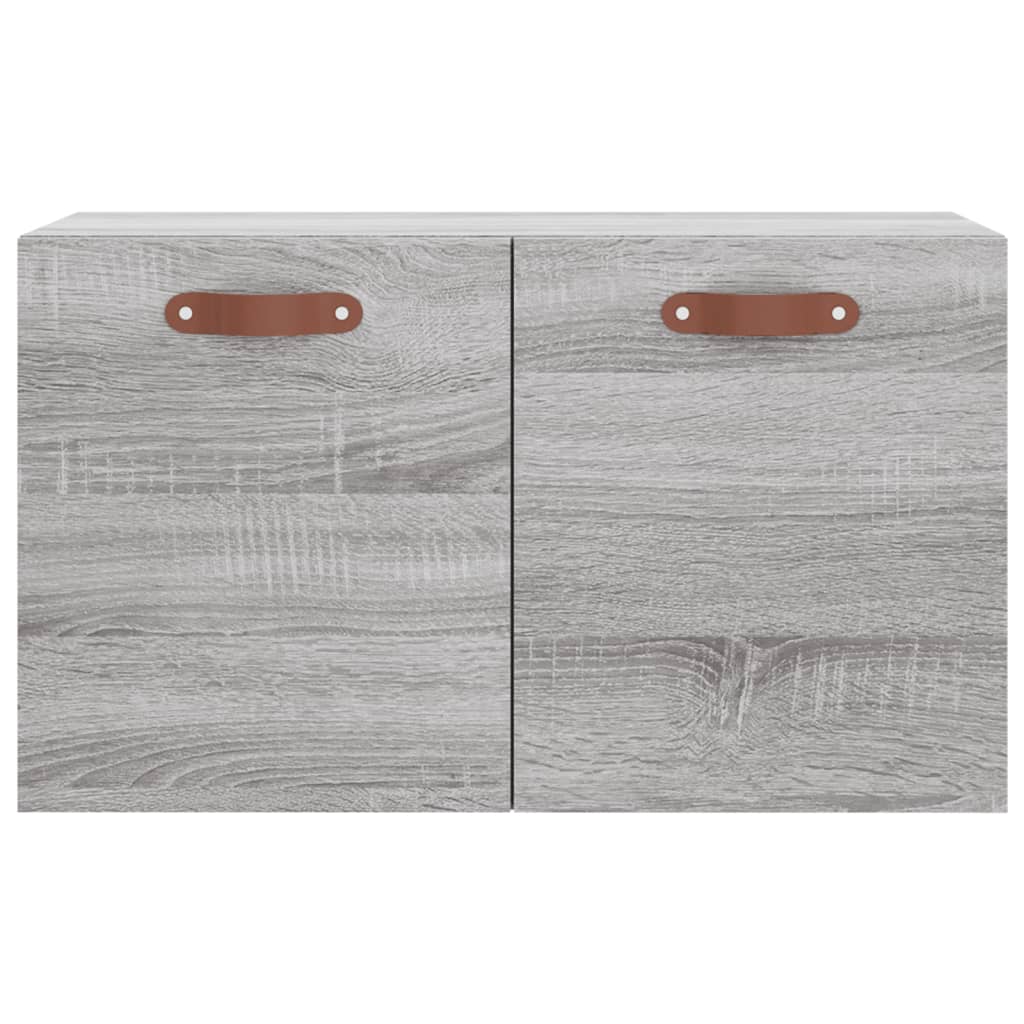 Wall Cabinet Gray Sonoma 60x36.5x35 cm Wood Material