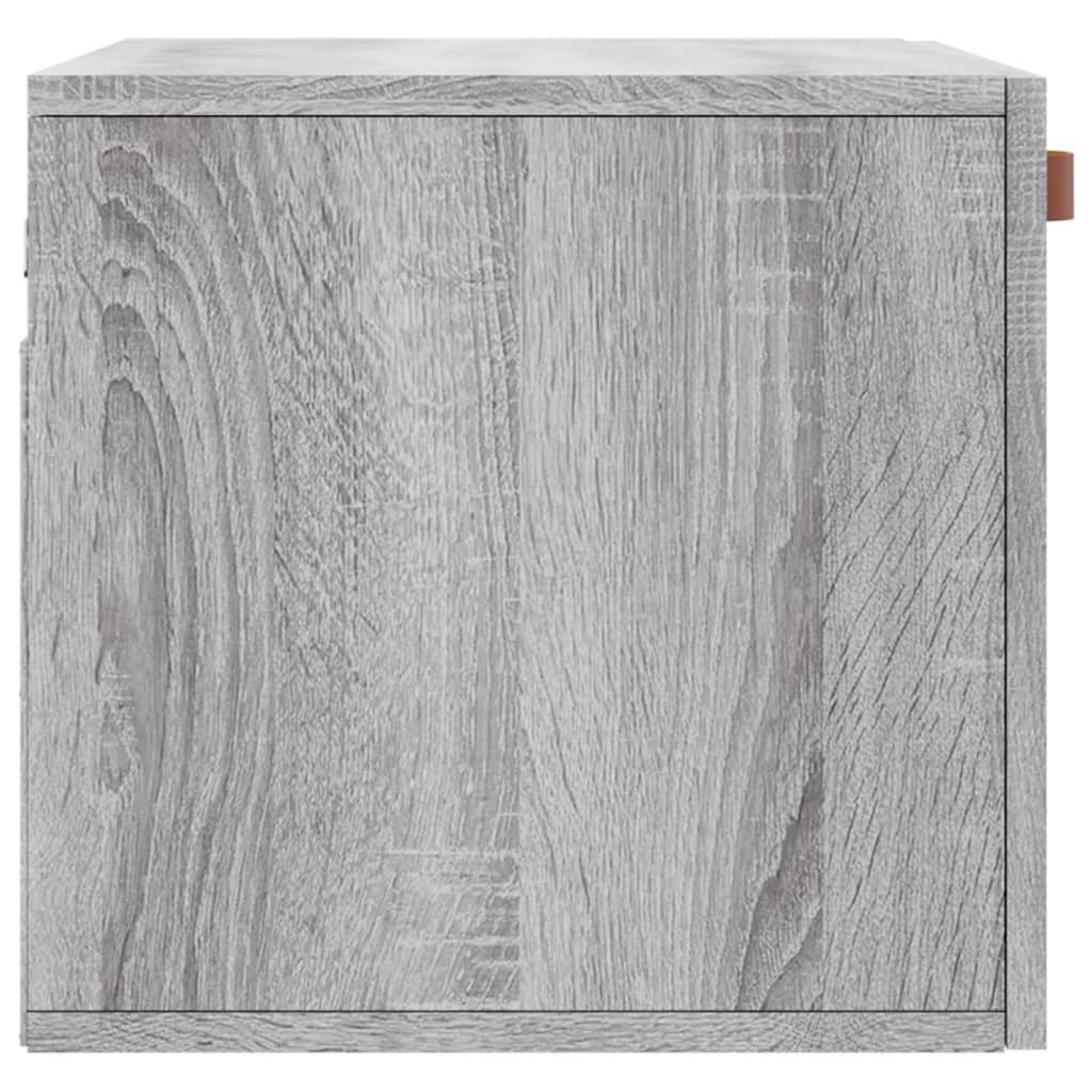 Wall Cabinet Gray Sonoma 60x36.5x35 cm Wood Material