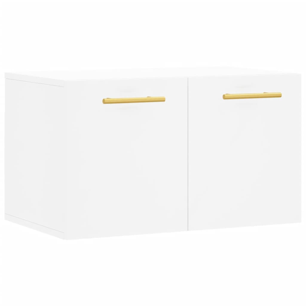 Wall Cabinet White 60x36.5x35 cm Wood Material