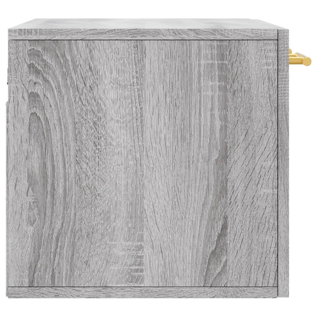 Wall Cabinet Gray Sonoma 60x36.5x35 cm Wood Material