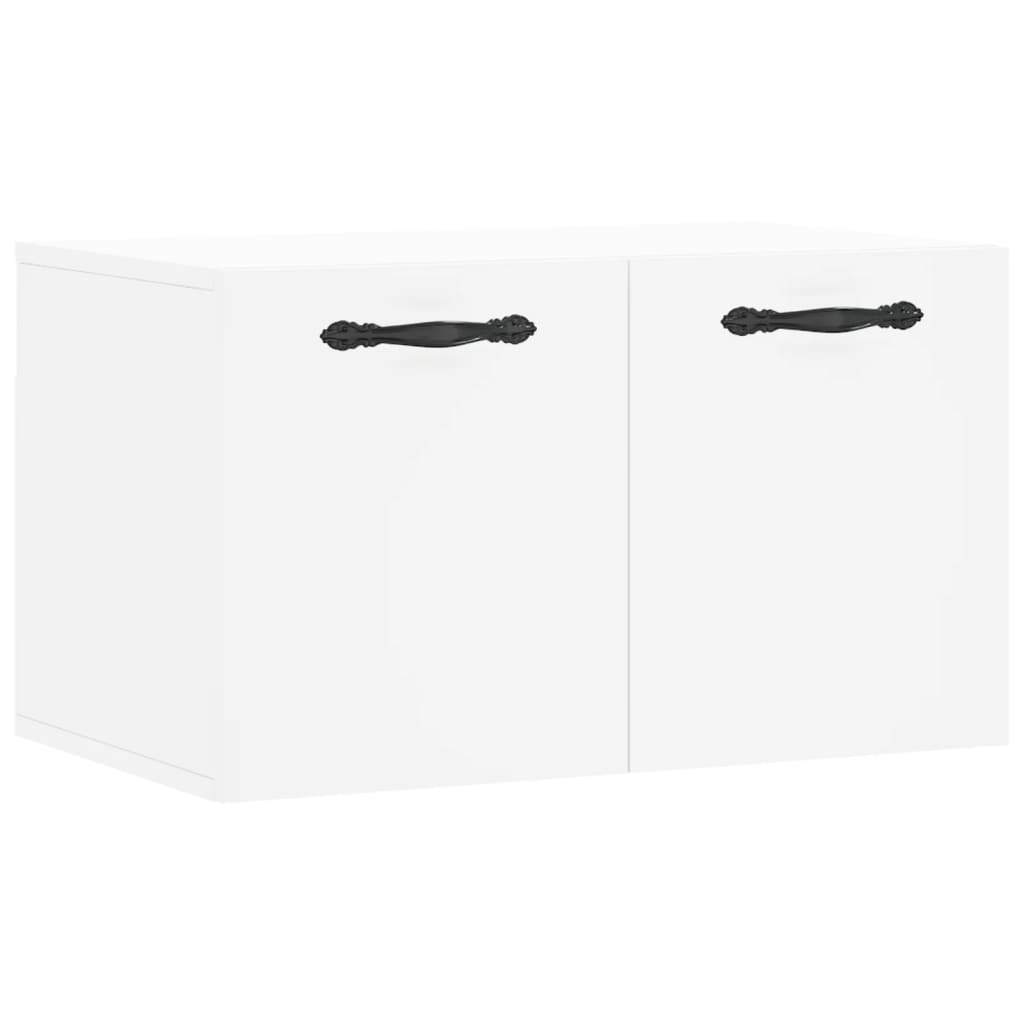 Wall Cabinet White 60x36.5x35 cm Wood Material