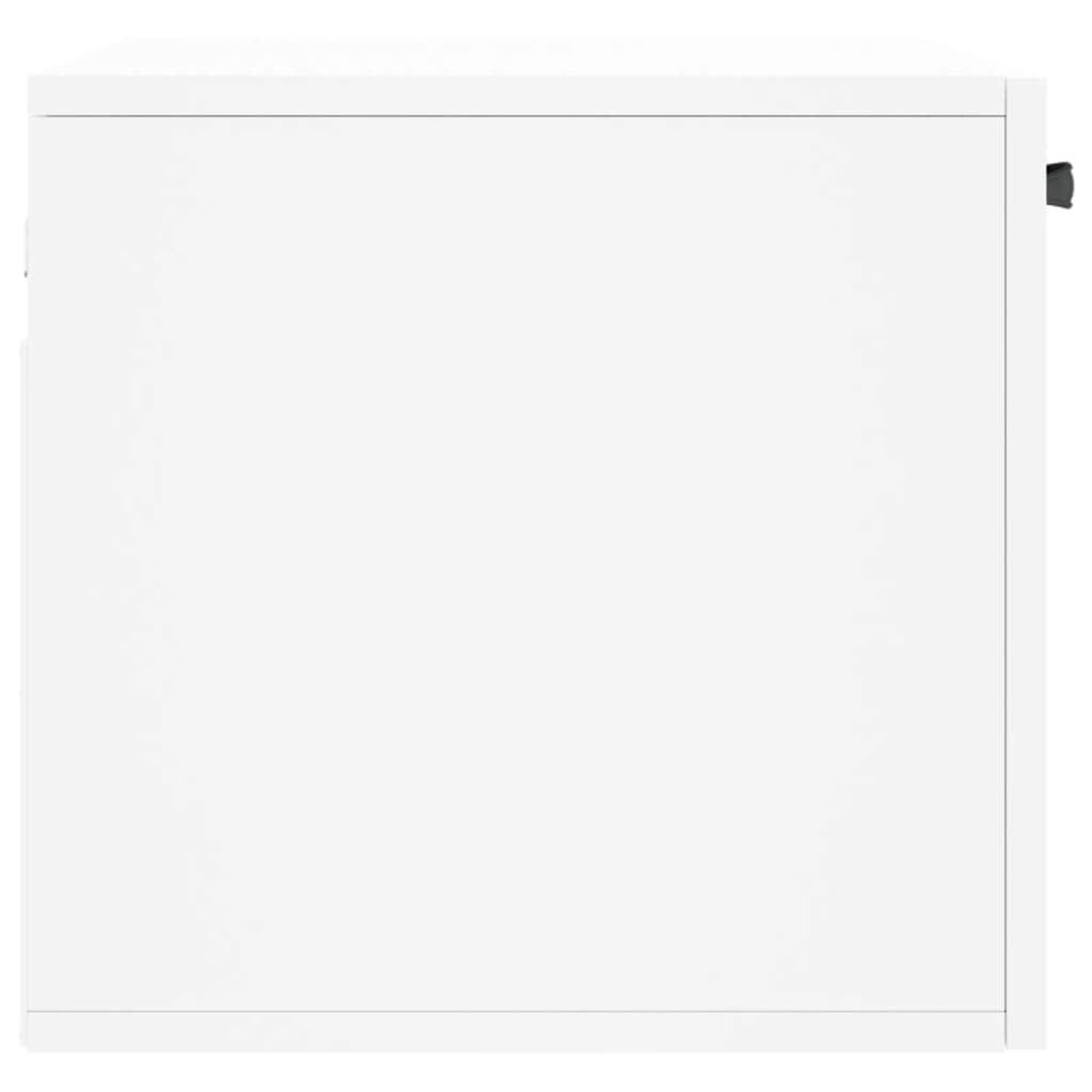 Wall Cabinet White 60x36.5x35 cm Wood Material