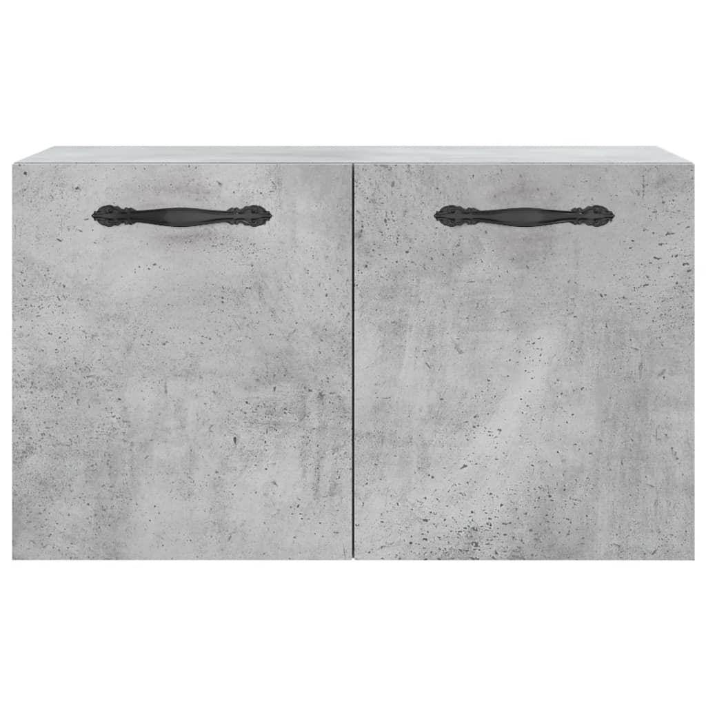 Wall Cabinet Concrete Grey 60x36.5x35 cm Wood Material