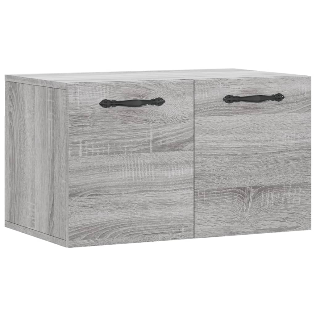 Wall Cabinet Gray Sonoma 60x36.5x35 cm Wood Material