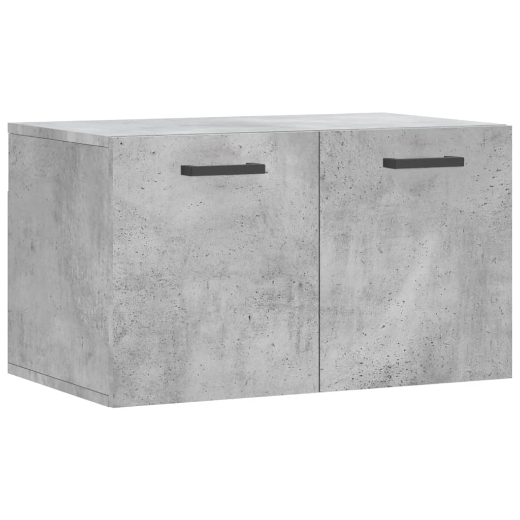 Wall Cabinet Concrete Grey 60x36.5x35 cm Wood Material