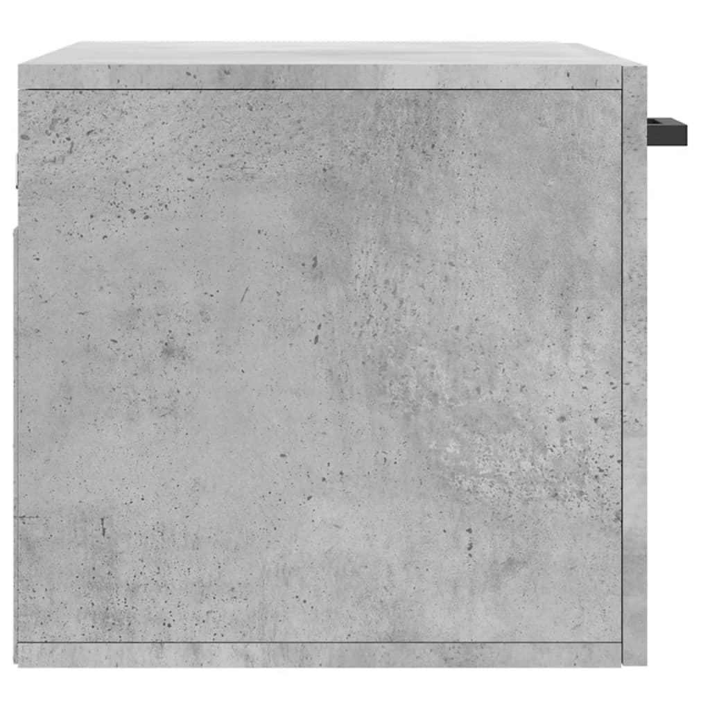 Wall Cabinet Concrete Grey 60x36.5x35 cm Wood Material