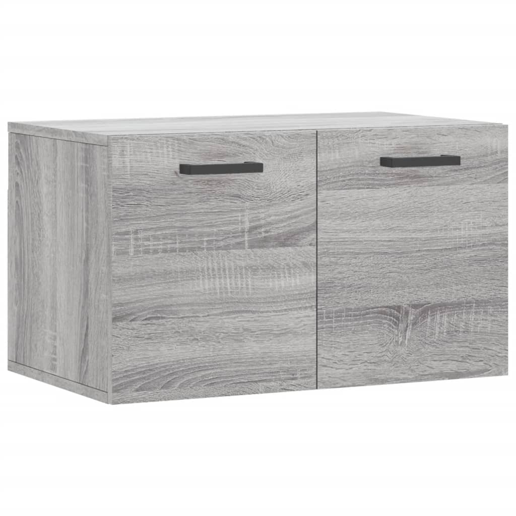 Wall Cabinet Gray Sonoma 60x36.5x35 cm Wood Material