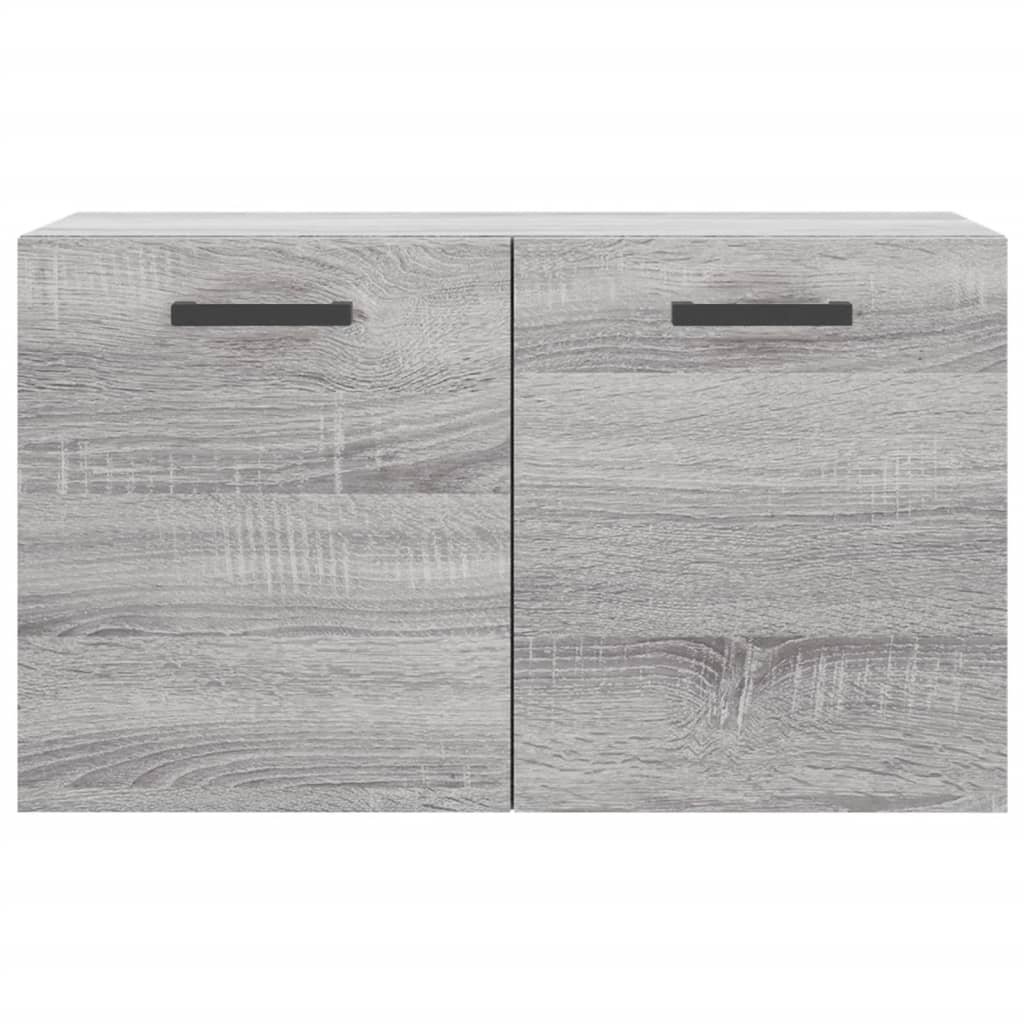 Wall Cabinet Gray Sonoma 60x36.5x35 cm Wood Material