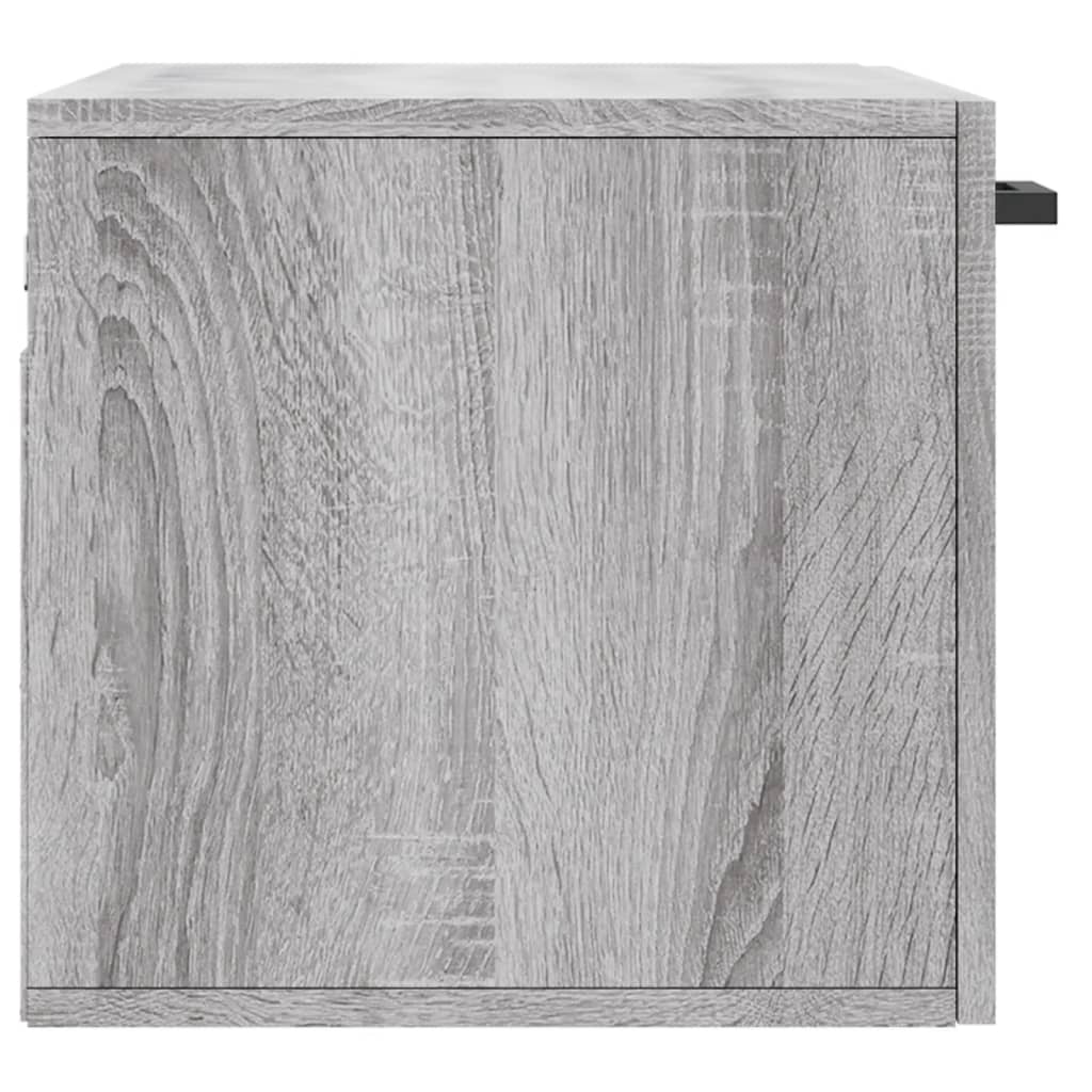 Wall Cabinet Gray Sonoma 60x36.5x35 cm Wood Material